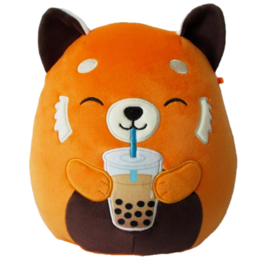 ๐ Squishmallows Seth The Red Panda, Boba Edition - 8โ ๐ง๐ผ - Picture 1 of 7
